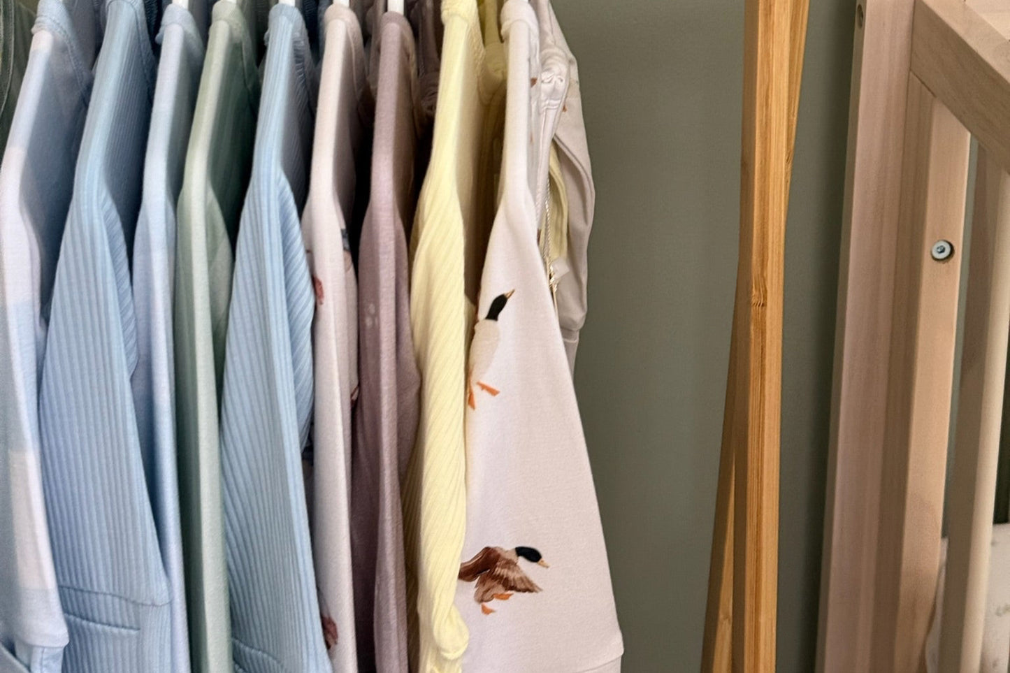 Toddler Long Sleeve Pajama Set - Ribbed - Soft Sky