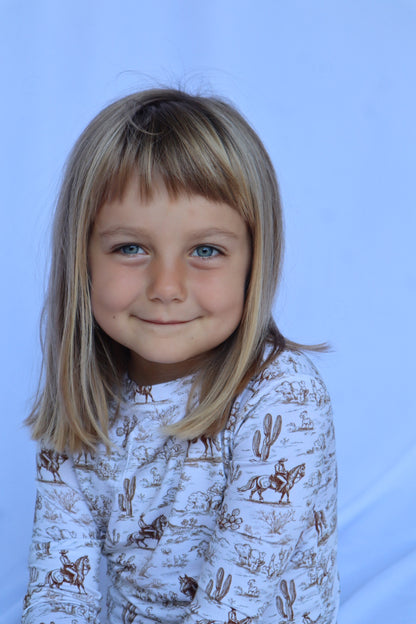 Long Sleeve Toddler Set - Cowboy Cuddles