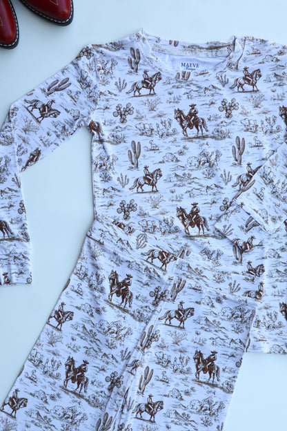 Long Sleeve Toddler Set - Cowboy Cuddles