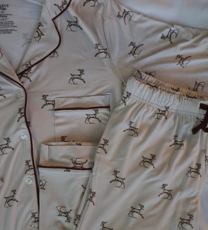 Women’s Pajama Set - Dancing Deer