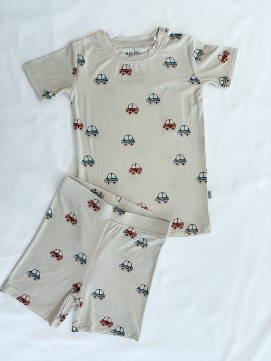 Toddler Short Sleeve Pajama Set - Cade’s Cars
