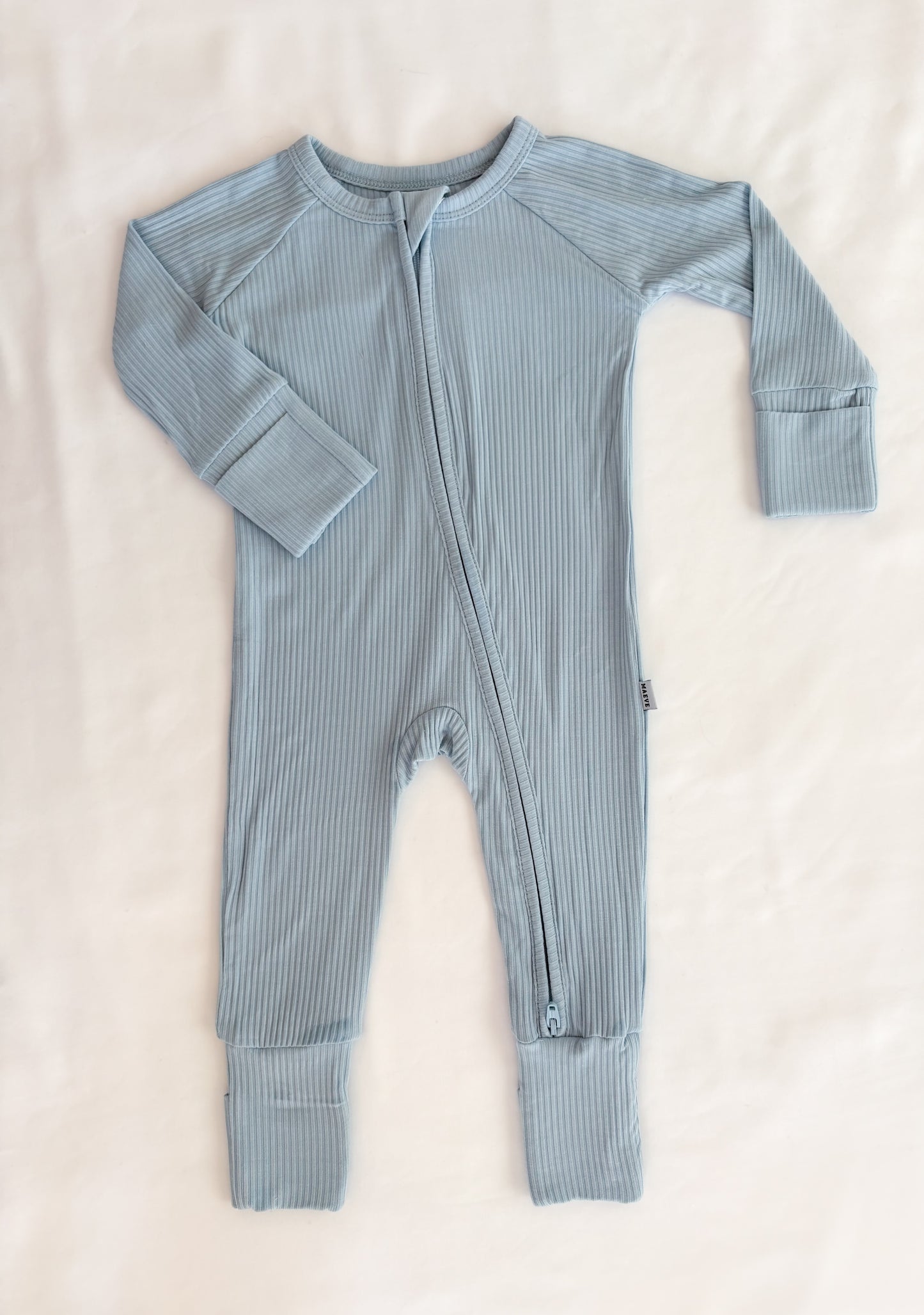 Zippy - Ribbed - Soft Sky