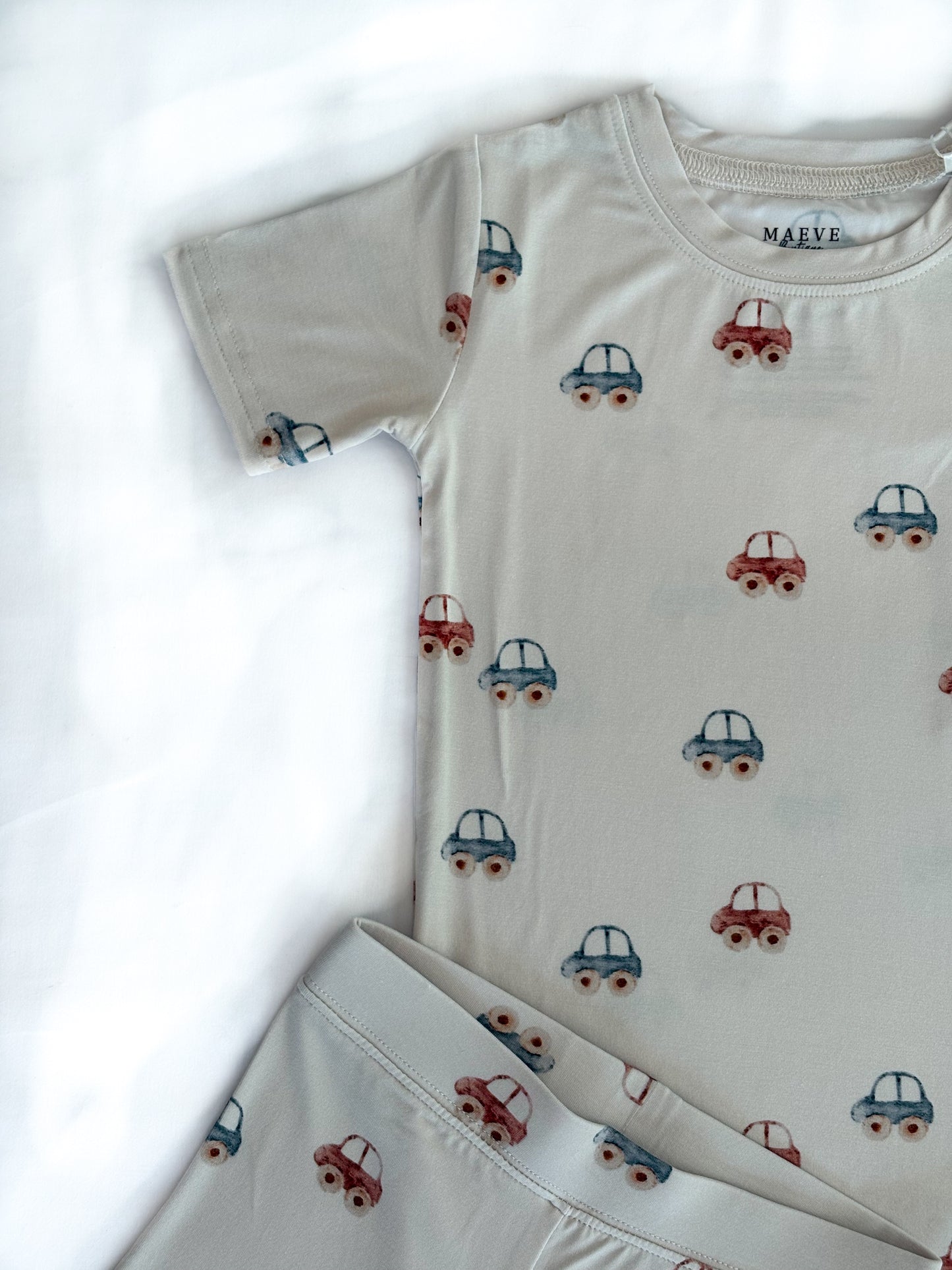 Toddler Short Sleeve Pajama Set - Cade’s Cars