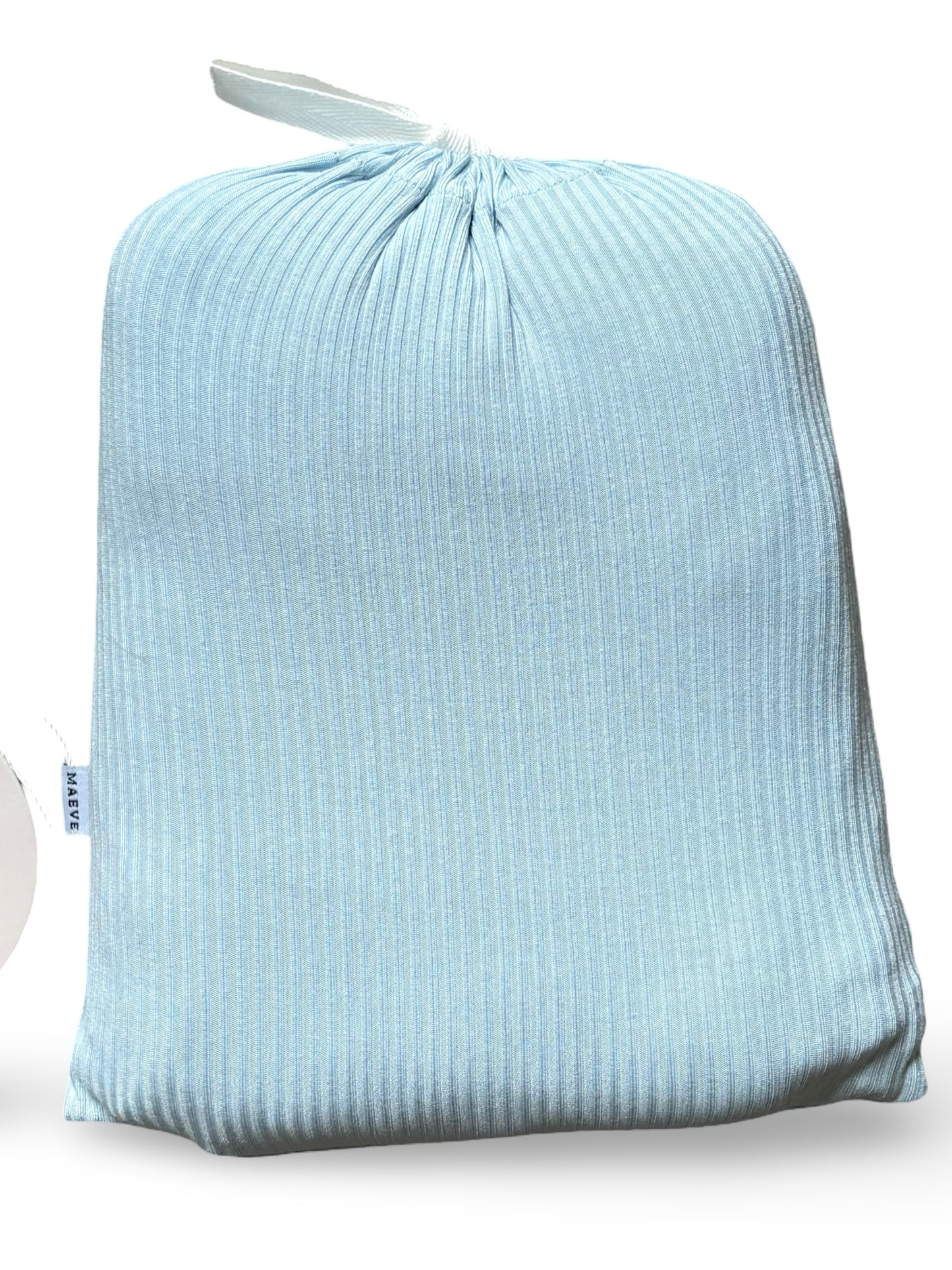 Swaddle - Ribbed - Soft Sky