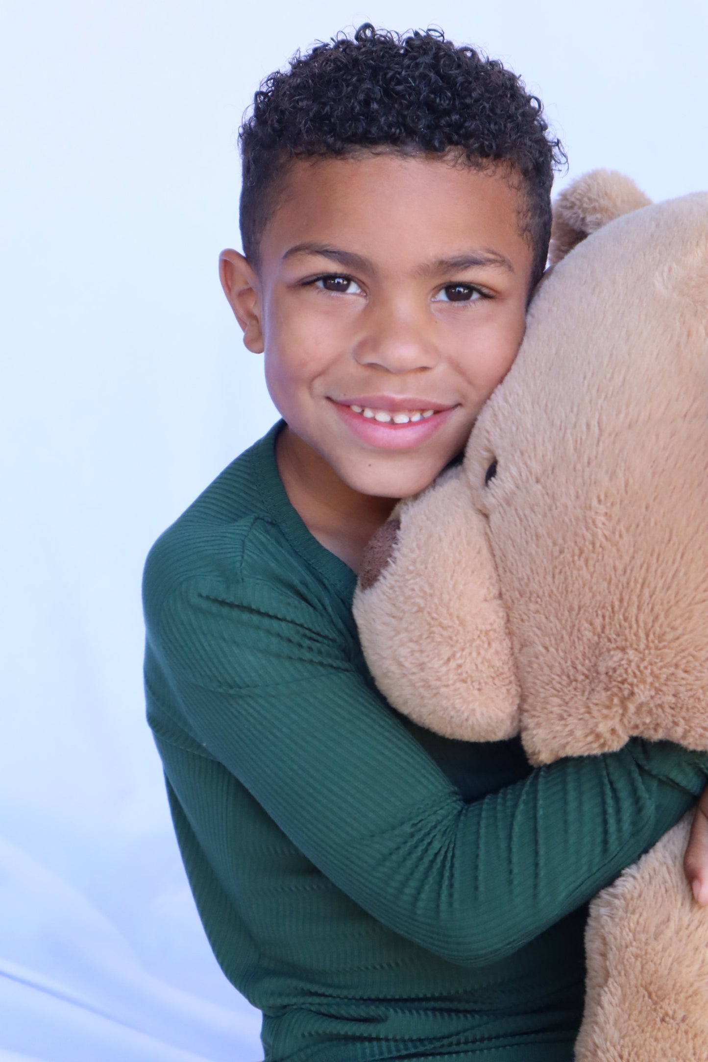 Long Sleeve Toddler Set - Ribbed Soft Spruce