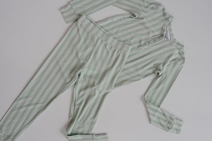 Toddler Long Sleeve Pajama Set - Sprout Stripes